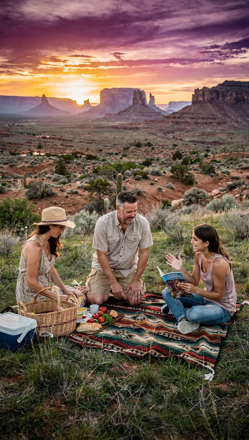 Пара туристов обсуждает оптимальный маршрут с использованием печатных карт и гидов по достопримечательностям